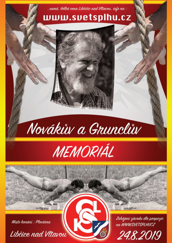 Novákův a Grunclův memoriál - Libčice 2019 - Plakát