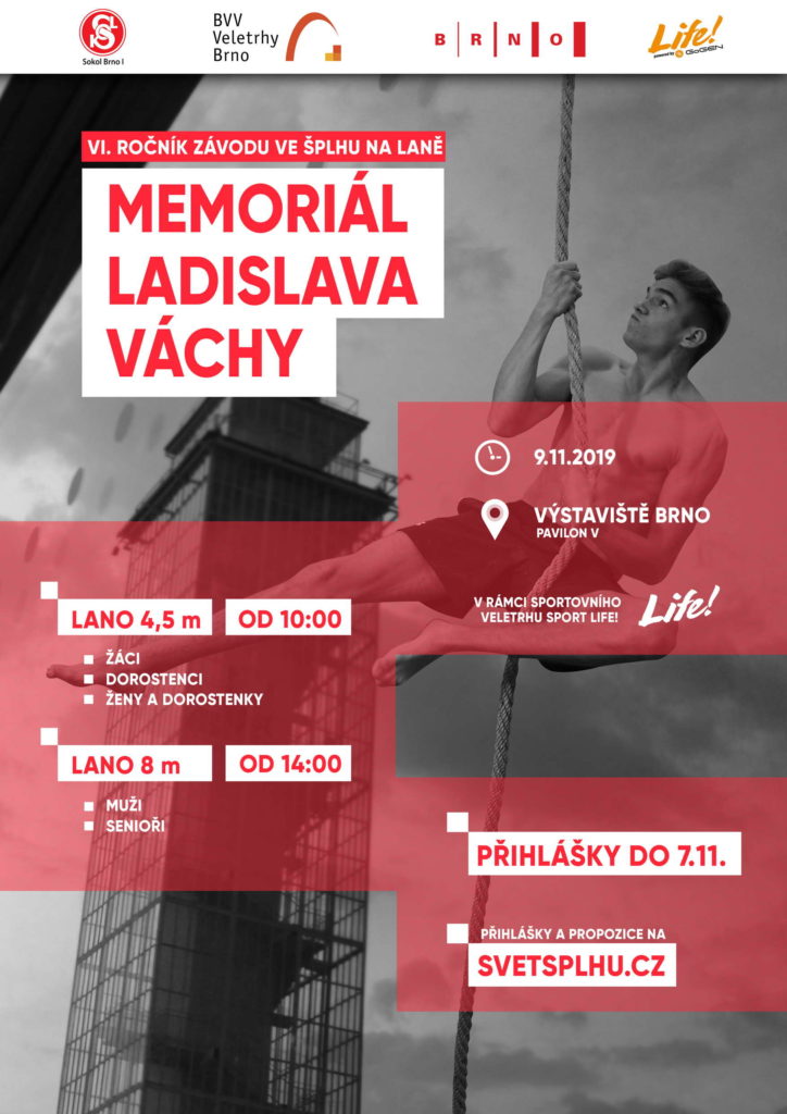 VC Memoriál Ladislava Váchy 2019 - Brno - plakát